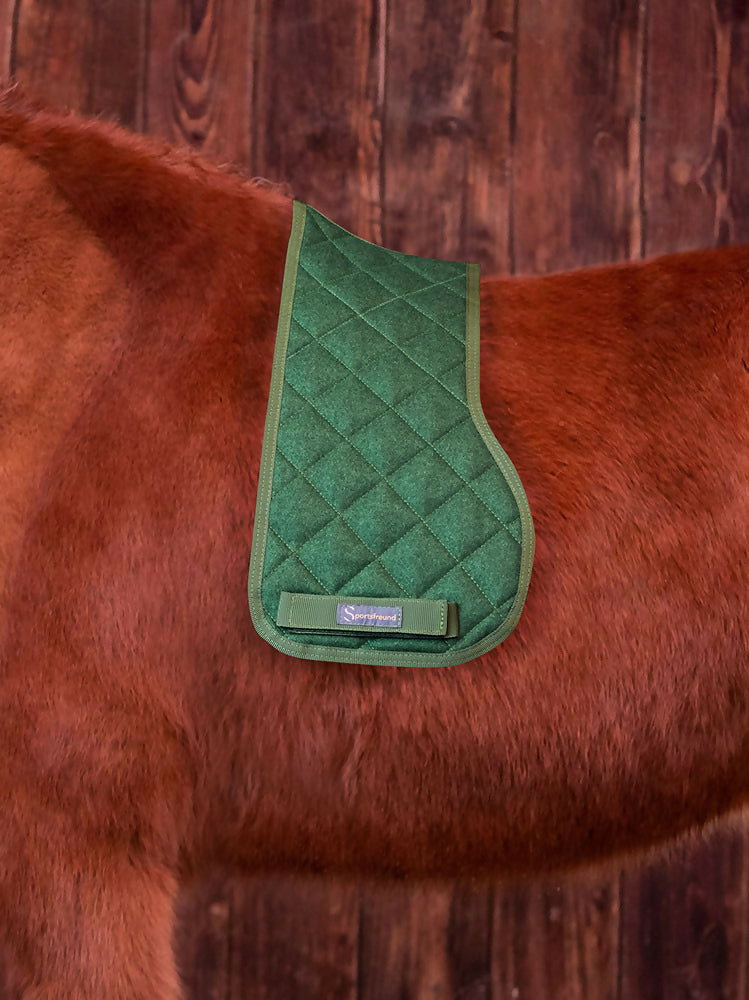 Longierunterlage-Wolle-Islandpferd-Sportsfreund-Studios-Olive